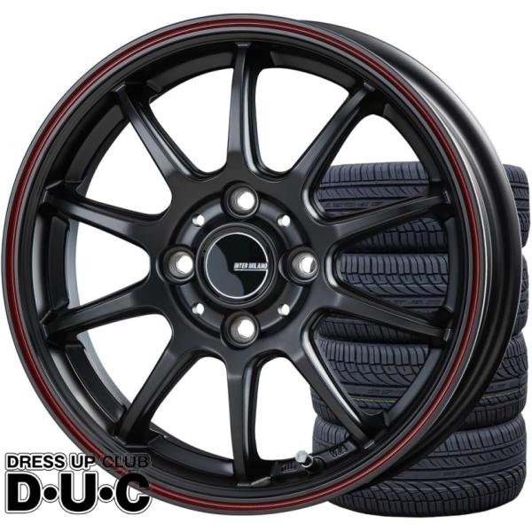 15インチアルミホイールタイヤセット 軽自動車 INFINITY/インフィニティF10 MBK/FR...