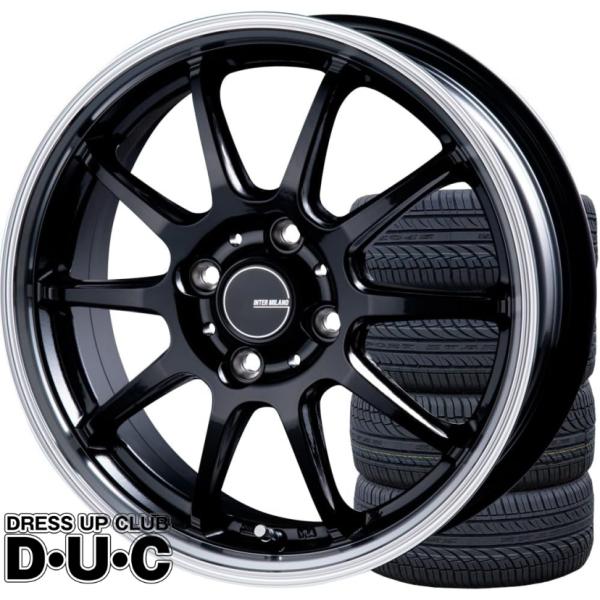 14インチアルミホイールタイヤセット 軽自動車 INFINITY/インフィニティF10 BK/RP ...