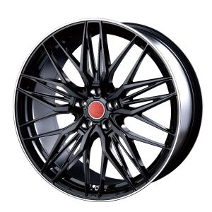 18インチ VOLTEC ボルテック EURO MESH BK/FP ブラックFポリッシュ ホイール4本セット 18-7.0 5-100+48 プリウス 法人送料無料｜duc-by-ulysses-inc