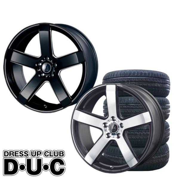 20インチアルミホイールタイヤセット 逆ゾリ深度48mm ボルテック HYPER SV ブラック シ...