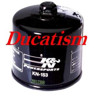 K&N DUCATI 用 KN-153 ドゥカティ オイルフィルター