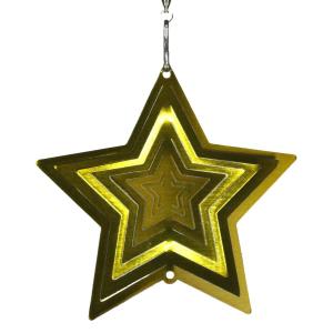 マジカルスピナー スター(星) 直径10cm 金 ステンレス製