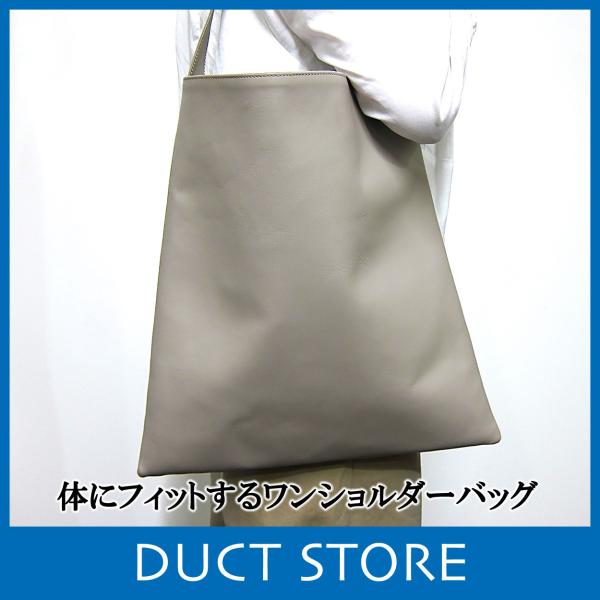 ワンショルダーバッグ レディース マチ無し 本革 DUCT(ダクト) KNP-450