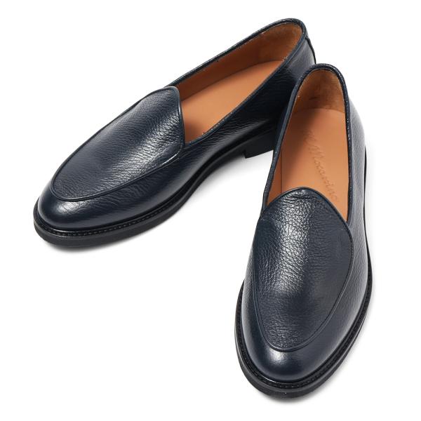 IL MOCASSINO イルモカシーノ シュリンクレザー ラバーソール ベルジャンシューズ BOL...