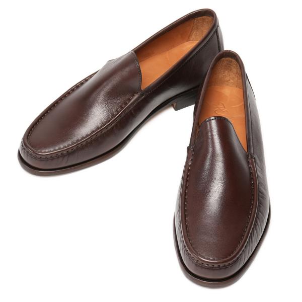 IL MOCASSINO イルモカシーノ B/REVERSO SLIP スムースレザー ヴァンプ ロ...