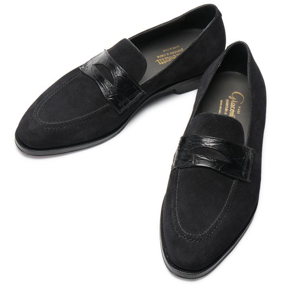 F.LLI Giacometti フラテッリジャコメッティ FG562 VELVINA NERO＋F...