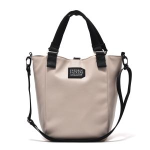 FREDRIK PACKERS フレドリックパッカーズ MISSION TOTE (XS) ECO LEATHER ミッショントートXS エコレザー GREIGE｜due-online