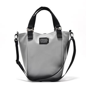 FREDRIK PACKERS フレドリックパッカーズ MISSION TOTE (XS) ECO LEATHER ミッショントートXS エコレザー BLUE GRAY｜due-online