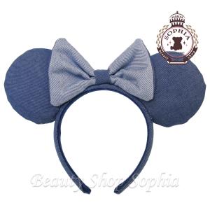 ミニーマウス カチューシャ（デニム） ディズニー グッズ