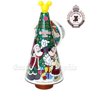 ミッキー＆フレンズ ツリー型ケース入りチョコレートパフ ディズニークリスマス 2022 お菓子 ディズニー グッズ お土産(東京ディズニーリゾート限定)