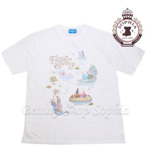 ファンタジースプリングス Tシャツ（ホワイト） S,M,L,LL 新エリアオープン記念 2024 ディズニー グッズ お土産(東京ディズニーシー限定)｜duffy-0080