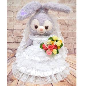 ステラルーちゃんウェディングドレス ステラルー コスチューム sサイズ クラウンホワイトウェディングドレス