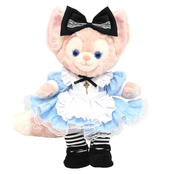 リーナベル 服 コスチューム 不思議の国のアリス 空色 本体無 Sサイズ用 送料無料