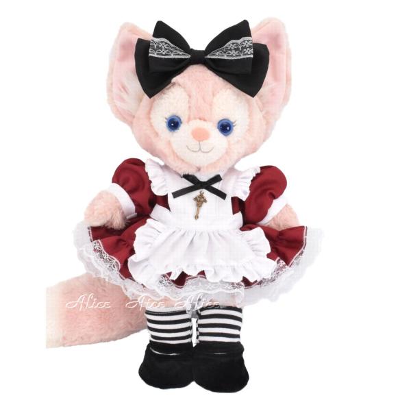 リーナベル 服 着せ替え コスチューム 不思議の国のアリス ボルドー 本体無 Sサイズ用 送料無料