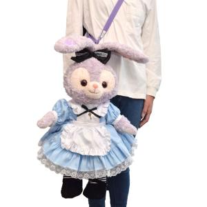 ぬいぐるみ靴 8cm ステラルーS用 ストラップパンプス サテン生地 黒