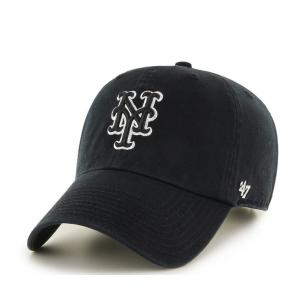 '47'Brand ニューヨーク メッツ METS '47 CLEAN UP BLACK｜dukesstore