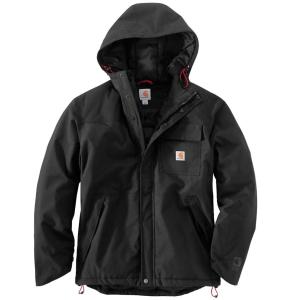 カーハート carhartt Insulated Shoreline Jacket インシュレーテッド ショアライン ジャケット BLACK   防水ジャケット｜dukesstore