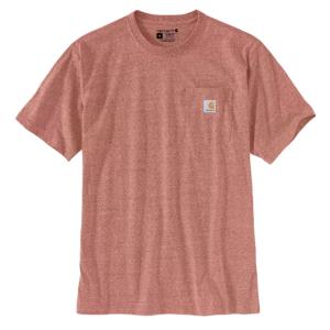 送料無料！カーハート carhartt  ヘビーウェイト ポケットTシャツ K87　Auburn Snow｜dukesstore