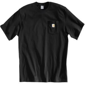 送料無料！カーハート carhartt  ヘビーウェイト ポケットTシャツ K87　BLACK｜dukesstore