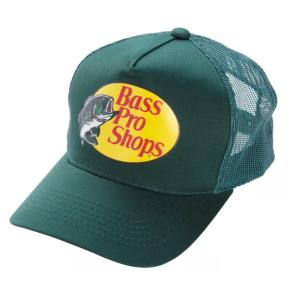 Bass Pro Shops バス プロ ショップス オリジナル メッシュキャップ DARK GREEN｜dukesstore
