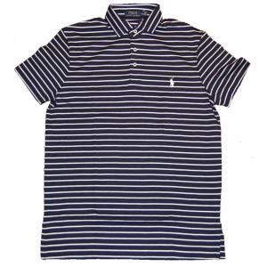 Polo RalphLauren ポロ ラルフローレン 天竺 ボーダーポロシャツ NAVY/WHITE｜dukesstore