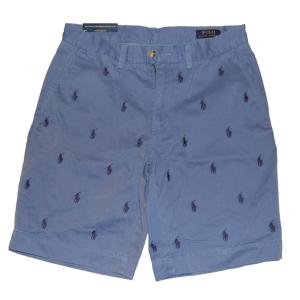 Polo RalphLauren ポロ ラルフローレン 総柄PONNY ショートパンツ BLUE｜dukesstore