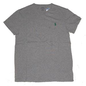 Polo RalphLauren ポロ ラルフローレン  Vネック Tシャツ GREY｜dukesstore