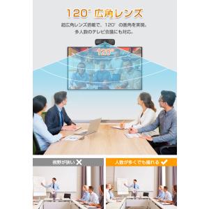 Webカメラ マイク内蔵 360°角度自由 オ...の詳細画像4