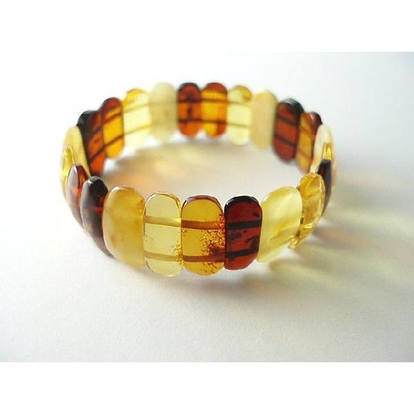 ★天然琥珀/コハク　コハクの美しさが光る人気のブレスレット■バルト海新品