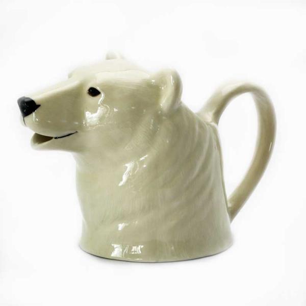 ジャグ 花瓶 水差し シロクマ 白くま 白熊 Polar Bear Jug プレゼント クエイルセラ...