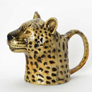 ジャグ 花瓶 水差し ヒョウ 豹 Leopard Jug プレゼント クエイル