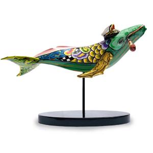 バカラ（Baccarat） 置物 ホエール くじら クリスタル フィギュリン