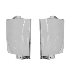 三菱ふそう ブルーテックキャンター メッキ リア サイドピラー 左右