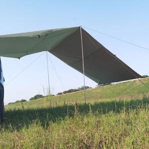 アウトドアタープ キャンプタープ 軽量 折りたたみタープ アウトドア タープ 屋根 コンパクト 日除け キャンプ グリーン