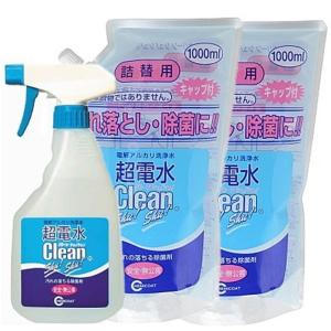 超電水クリーンシュシュ クリーンシュシュ Lサイズ &amp; 詰め替え用1L 2本セット