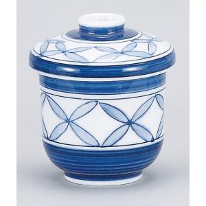 茶碗蒸し 陶器/ 呉須巻七宝むし碗（小） /蒸し碗 ちゃわんむし碗 業務用