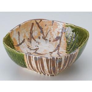 和食器 多用鉢/ 黄粉引片口盛鉢十草 /大鉢 中鉢 盛り鉢 盛り皿