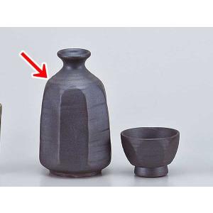 酒器 徳利 燗酒/ 黒釉徳利（大） /日本酒 業務用 家庭用 贈り物