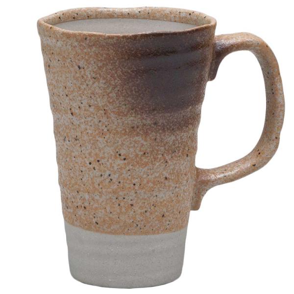 酒器 フリーカップ/ 黄信楽波渕ジョッキ /焼酎カップ ビールカップ 梅酒 業務用 家庭用 ギフト ...