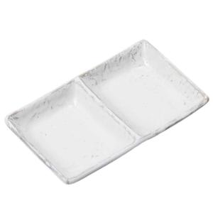 洋食器 仕切皿/ 白三ツ仕切皿 /薬味皿 タレ皿 焼き肉用 珍味