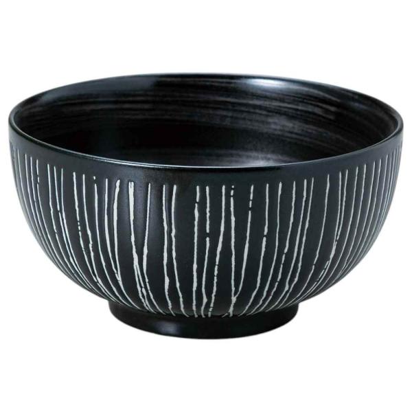 どんぶり 丼 うどん鉢 そば丼 ラーメン丼 和風/ 彫十草（黒） お好み丼（大） /家庭用 業務用