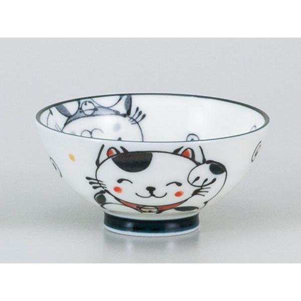 ご飯茶碗 おしゃれ/ 招き猫孫平（黒） /飯碗 ライスボール Rice Bowl