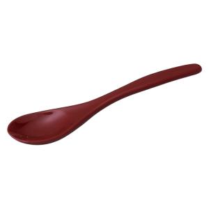 さじ カトラリー/ ハゲない茶碗蒸しスプーン（朱） /食器 業務用 家庭用 人気 おすすめ 飲食店 カフェ おしゃれ 和風 プチ ギフト プレゼント 粗品 販促品
