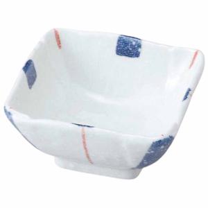 和食器 小鉢 小付/ 呉須ライン淡雪角小鉢 /...の詳細画像1