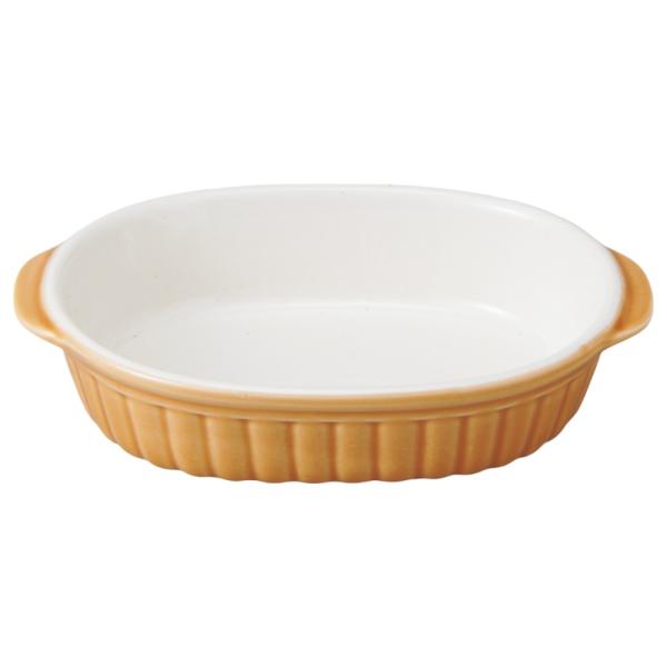 オーブン食器 グラタン皿 パイ ラザニア チーズケーキ/ オレンジ 舟型グラタン /業務用 家庭用
