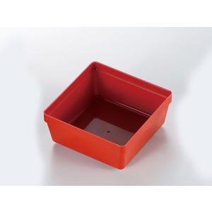 越前漆器/ 6.5重箱パーツ 1/4タイプ 朱 /和食器