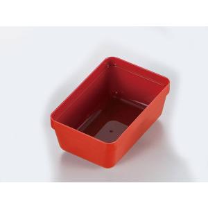 越前漆器/ 6.5重箱パーツ 1/6タイプ 朱 /和食器