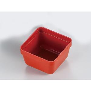 越前漆器/ 6.5重箱パーツ 1/9タイプ 朱 /和食器