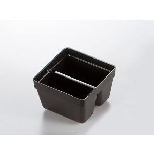 越前漆器/ 6.5重箱パーツ 1/9ハーフタイプ 黒 /和食器