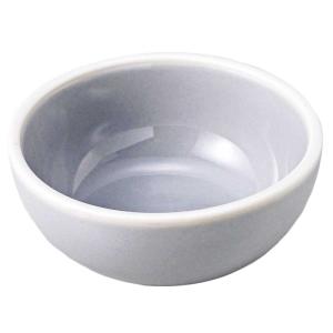 和食器 小付 珍味 小鉢/ アイスグレー 渕透明釉8.5cmボール /陶器 業務用 家庭用 Small Appetizer Bowl｜duralex